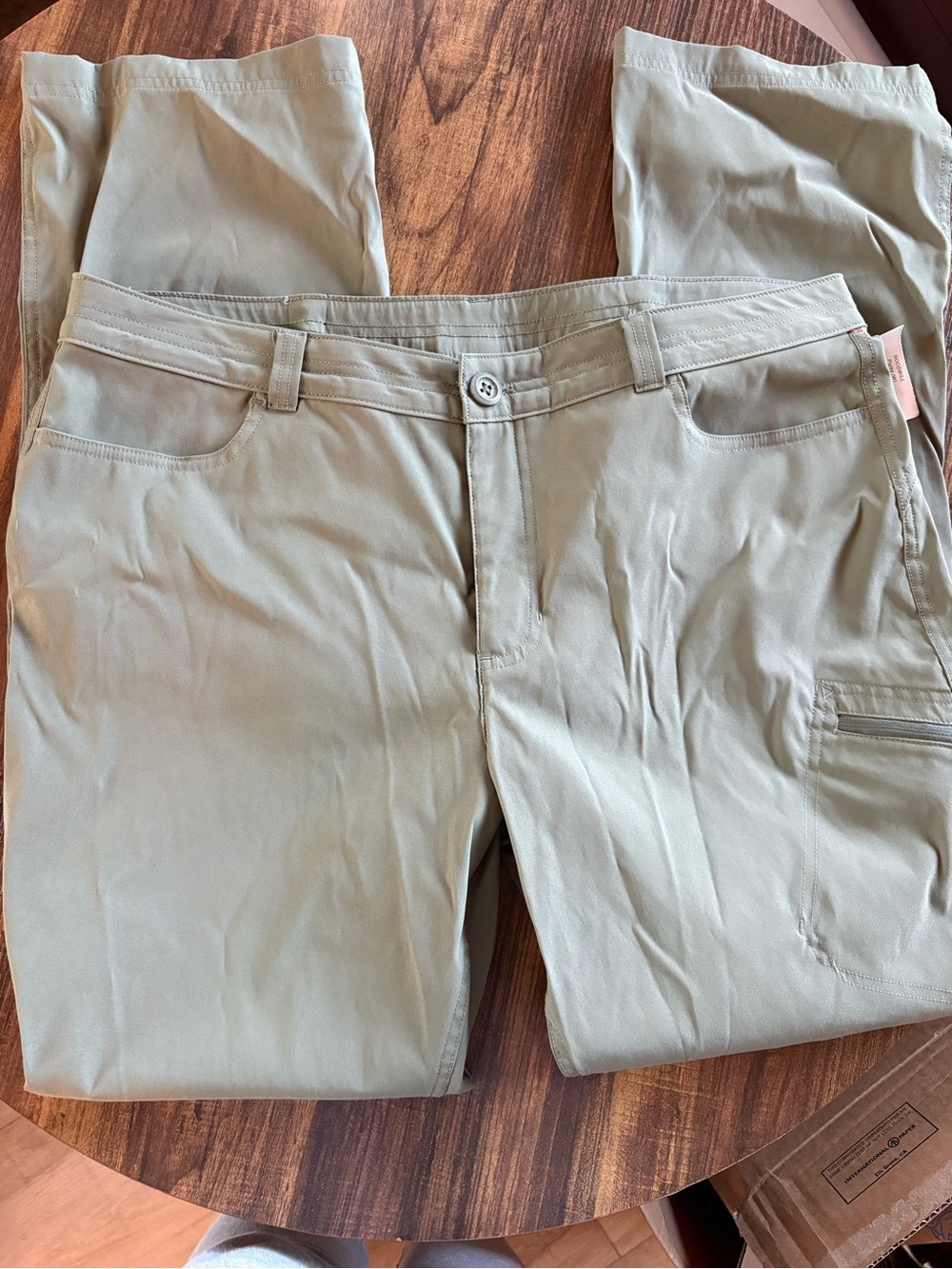 Eddie Bauer Light Olive Green Chino Pants